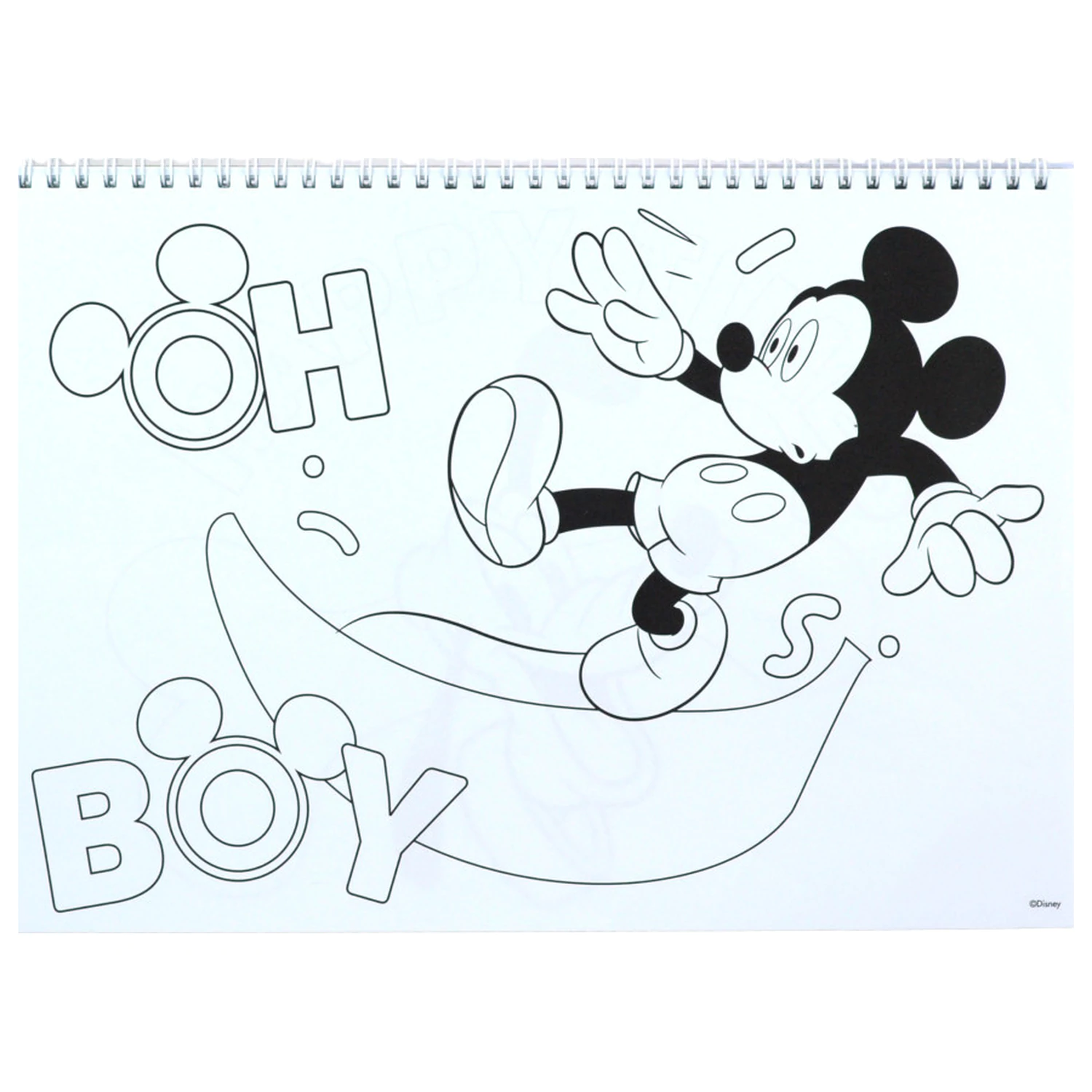 Disney Mickey Oh Boy Szkicownik spiralny A4 40 kartek z naklejkami zdjęcie produktu