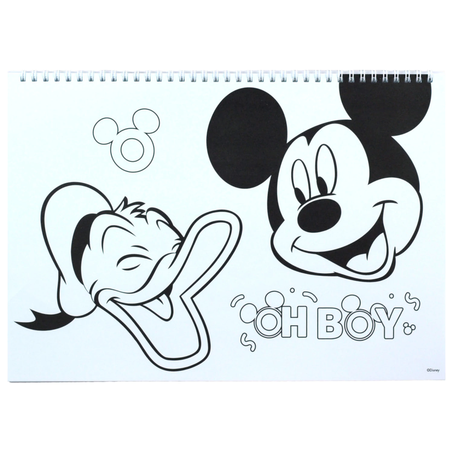 Disney Mickey Oh Boy Szkicownik spiralny A4 40 kartek z naklejkami zdjęcie produktu
