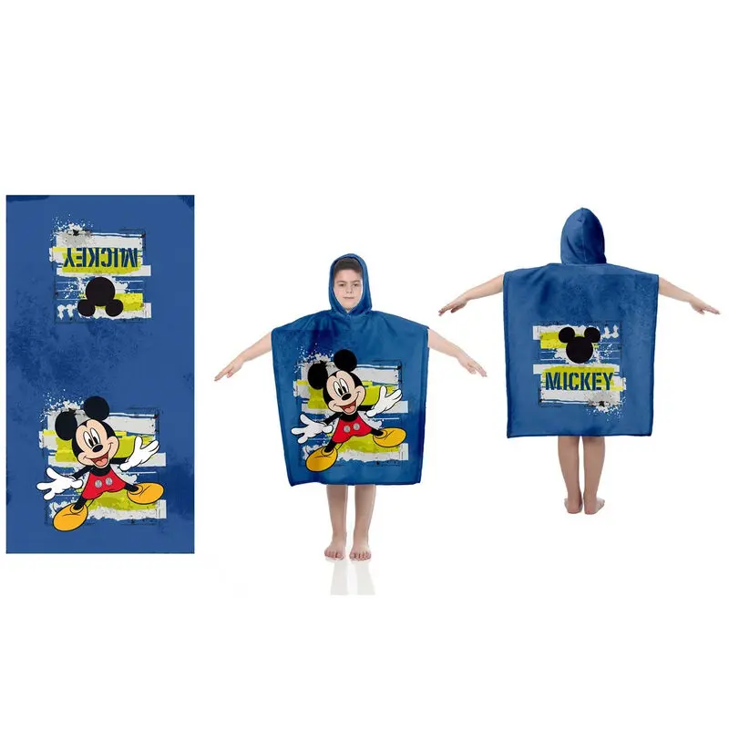 Disney Mickey Cotton poncho ręcznik zdjęcie produktu