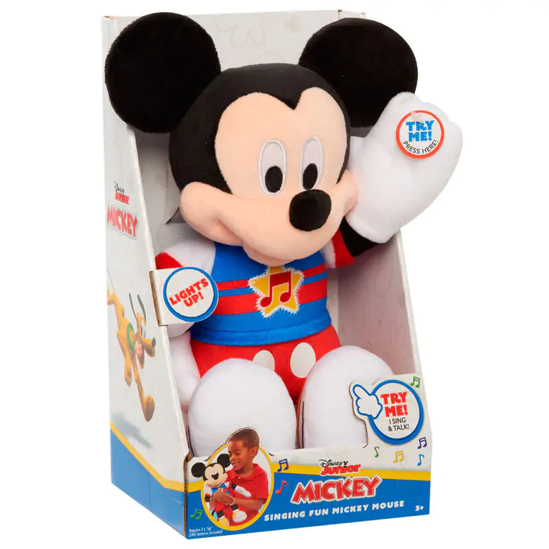 Disney Mickey pluszowa zabawka dźwiękowa 30 cm zdjęcie produktu