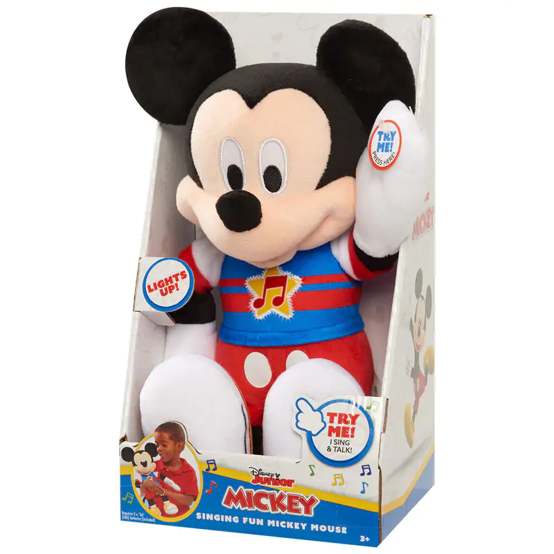 Disney Mickey pluszowa zabawka dźwiękowa 30 cm zdjęcie produktu