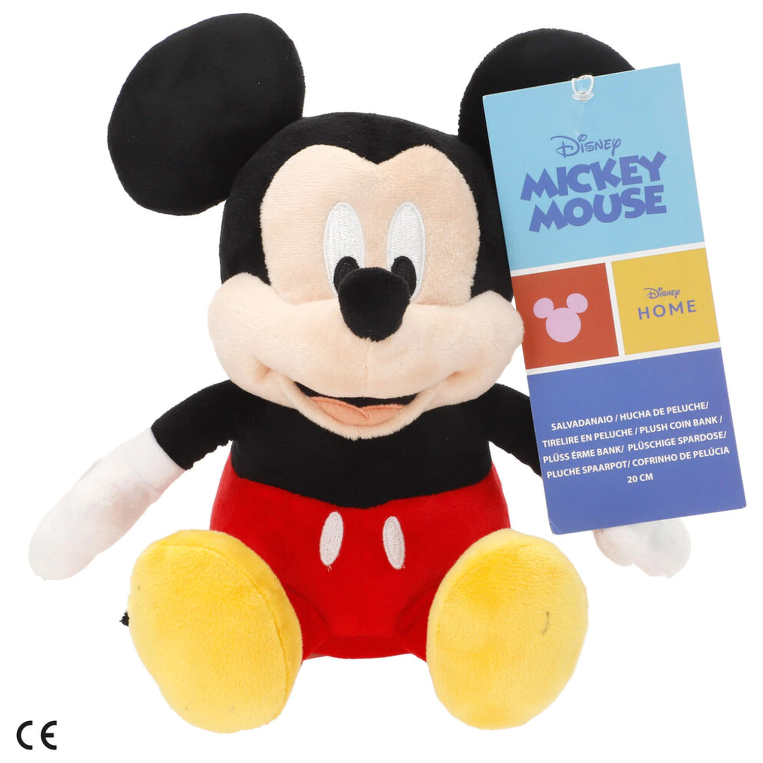 Disney Mickey skarbonka pluszowa zabawka 20cm zdjęcie produktu