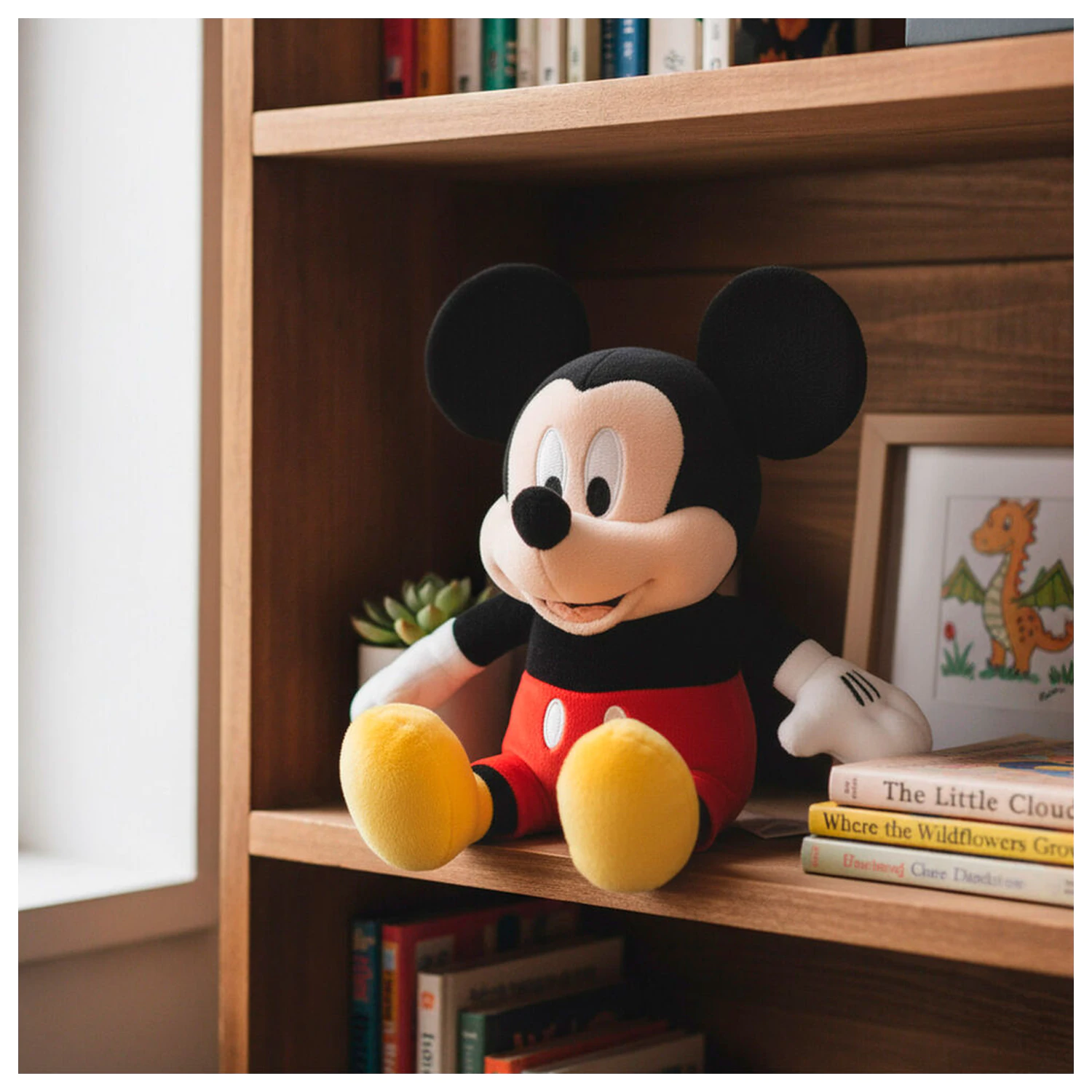 Disney Mickey skarbonka pluszowa zabawka 20cm zdjęcie produktu