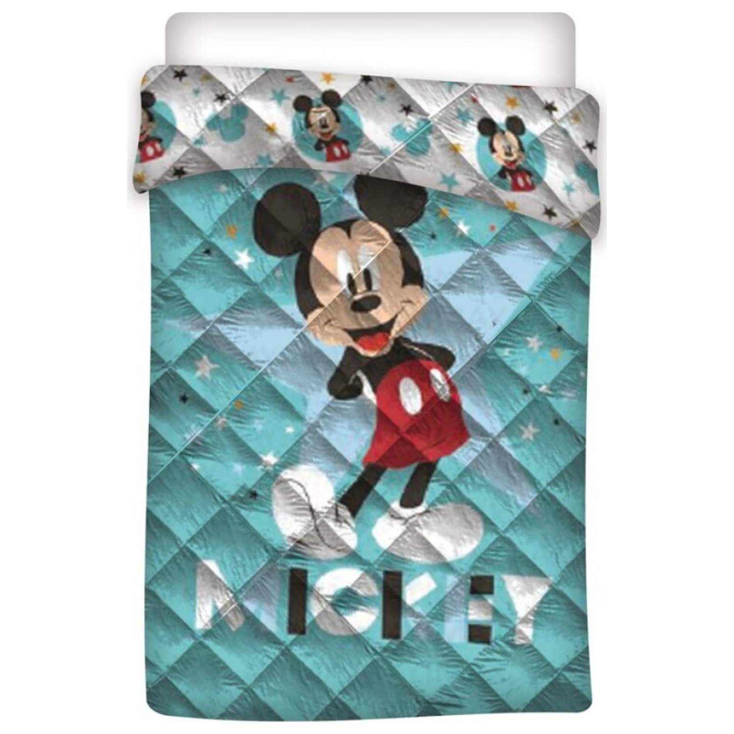 Disney Mickey Pose Blue Quilted Narzuta zdjęcie produktu