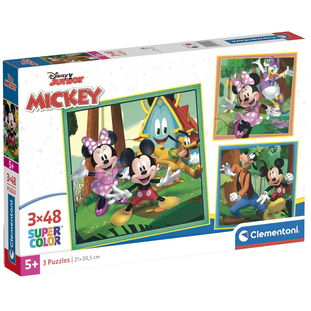 Puzzle Disney Mickey 3x48 elementów zdjęcie produktu