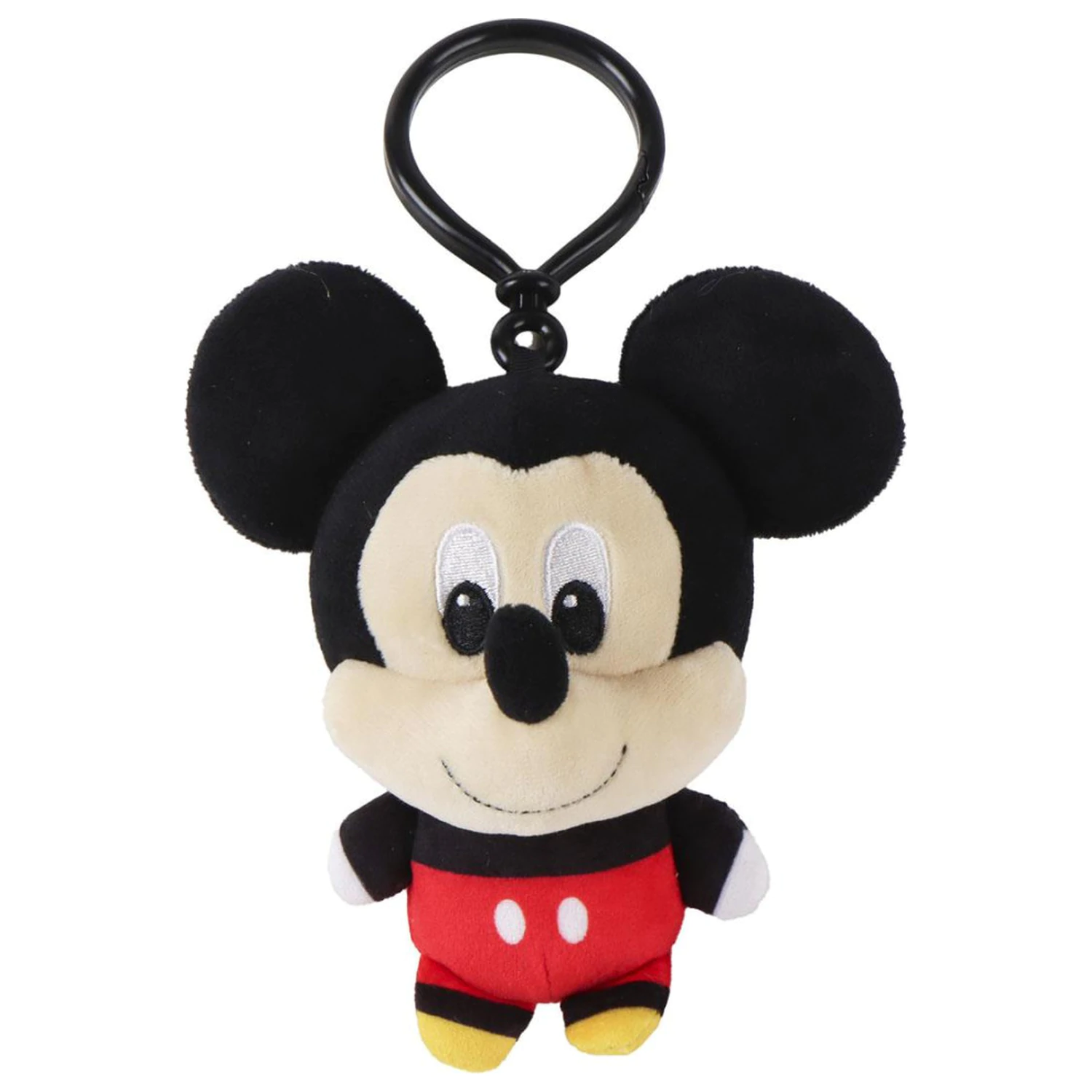 Disney Mickey Smile pluszowa figurka 3D z zawieszką, charms do torby 13 cm zdjęcie produktu
