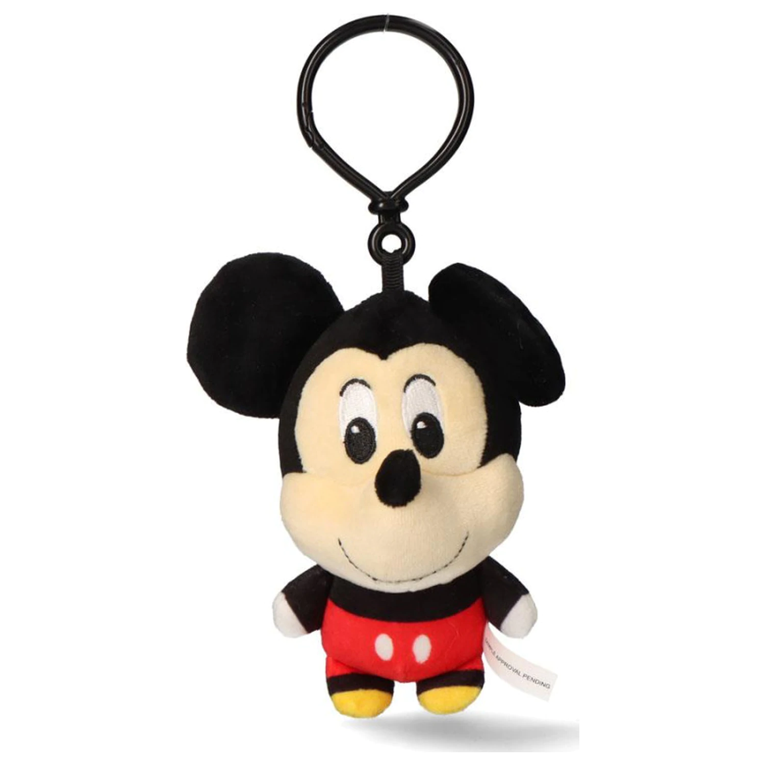 Disney Mickey Smile pluszowa figurka 3D z zawieszką, charms do torby 13 cm zdjęcie produktu