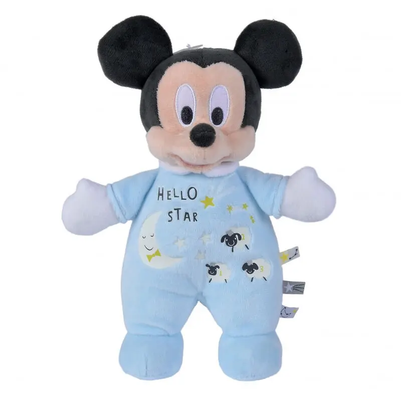 Disney Mickey Miękka pluszowa zabawka świecąca w ciemności 25cm zdjęcie produktu