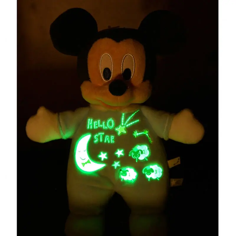 Disney Mickey Miękka pluszowa zabawka świecąca w ciemności 25cm zdjęcie produktu