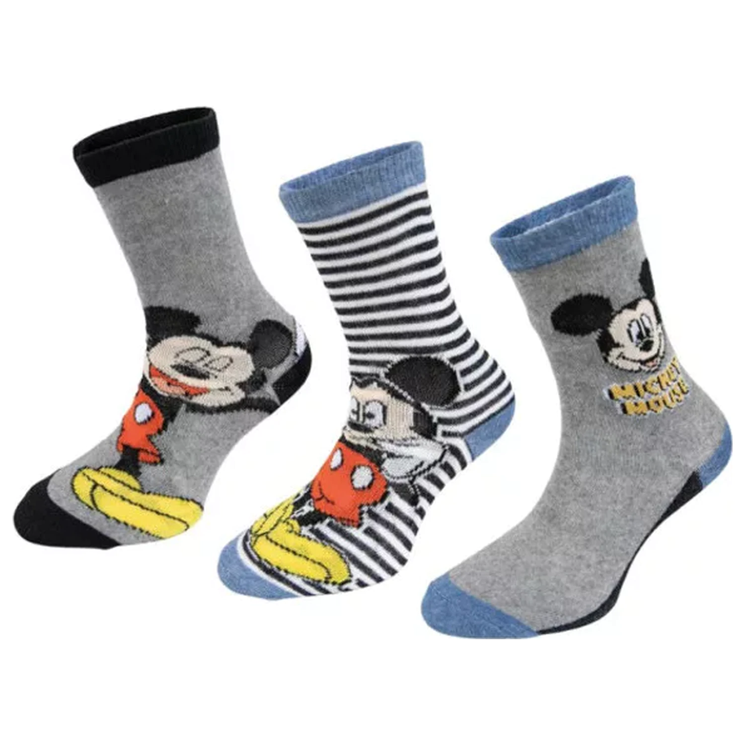 Disney Mickey Stripe Dziecięce Skarpetki 23/26 zdjęcie produktu