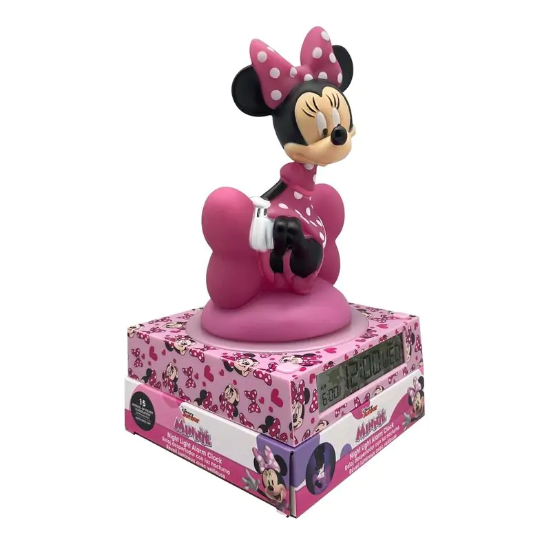 Disney Minnie 3D Lampa z budzikiem zdjęcie produktu