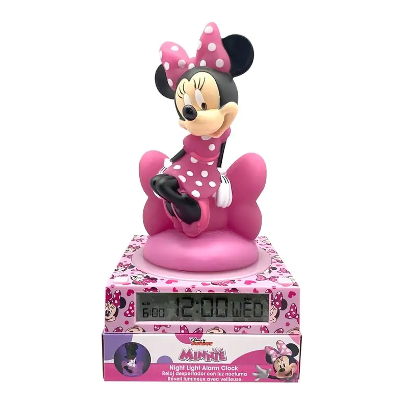 Disney Minnie 3D Lampa z budzikiem zdjęcie produktu