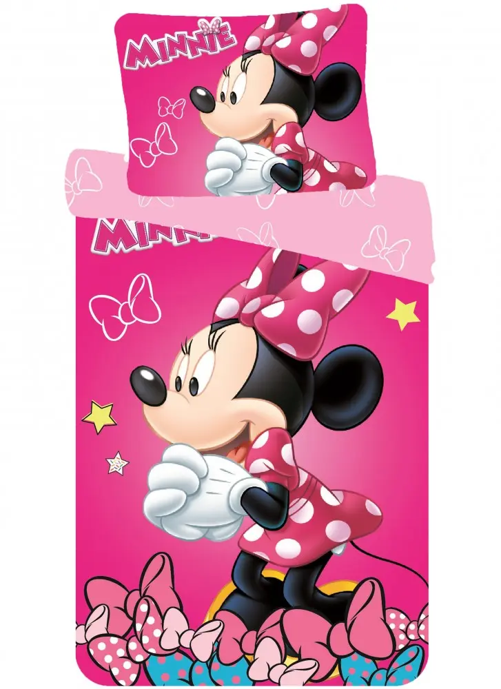 Disney Minnie Mouse Zestaw poszewek na kołdrę 140x200cm, 70x90cm zdjęcie produktu