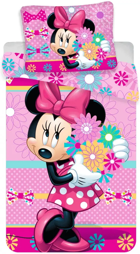 Disney Minnie Zestaw poszewek na kołdrę 140x200 cm, 70x90 cm zdjęcie produktu