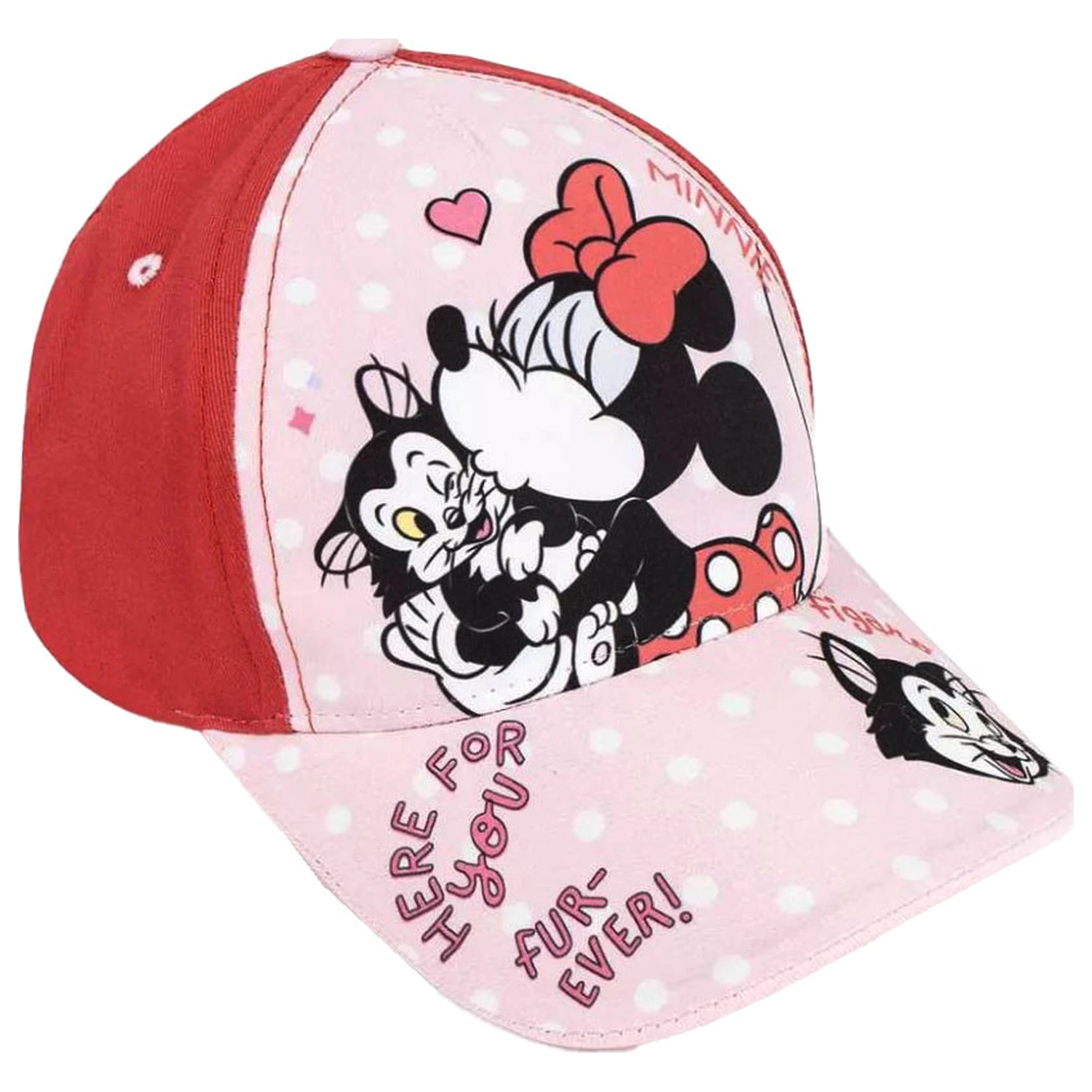 Disney Minnie All My Love Red dziecięca czapka bejsbolowa 54 cm zdjęcie produktu