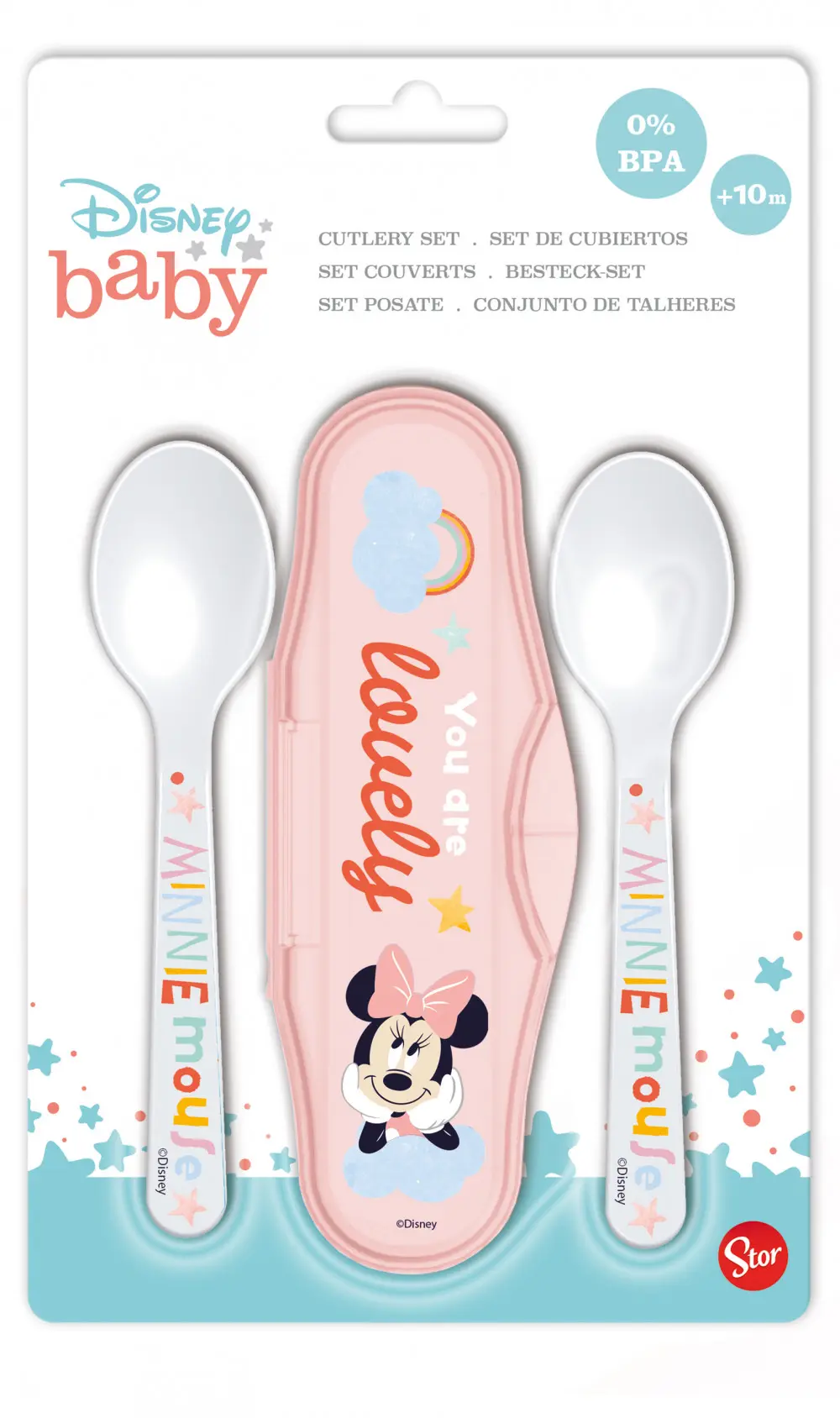 Disney Minnie Mouse Podróżny zestaw sztućców zdjęcie produktu