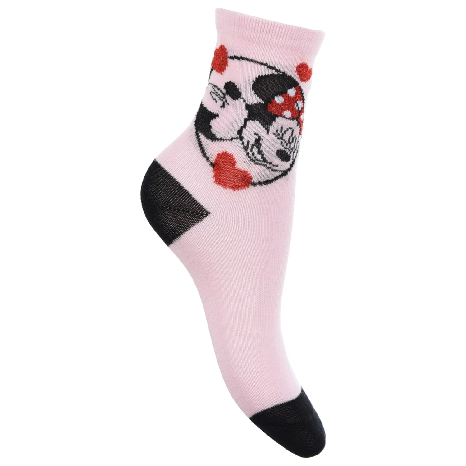 Disney Minnie Mouse Bow Pink dziecięce skarpetki 31/34 zdjęcie produktu