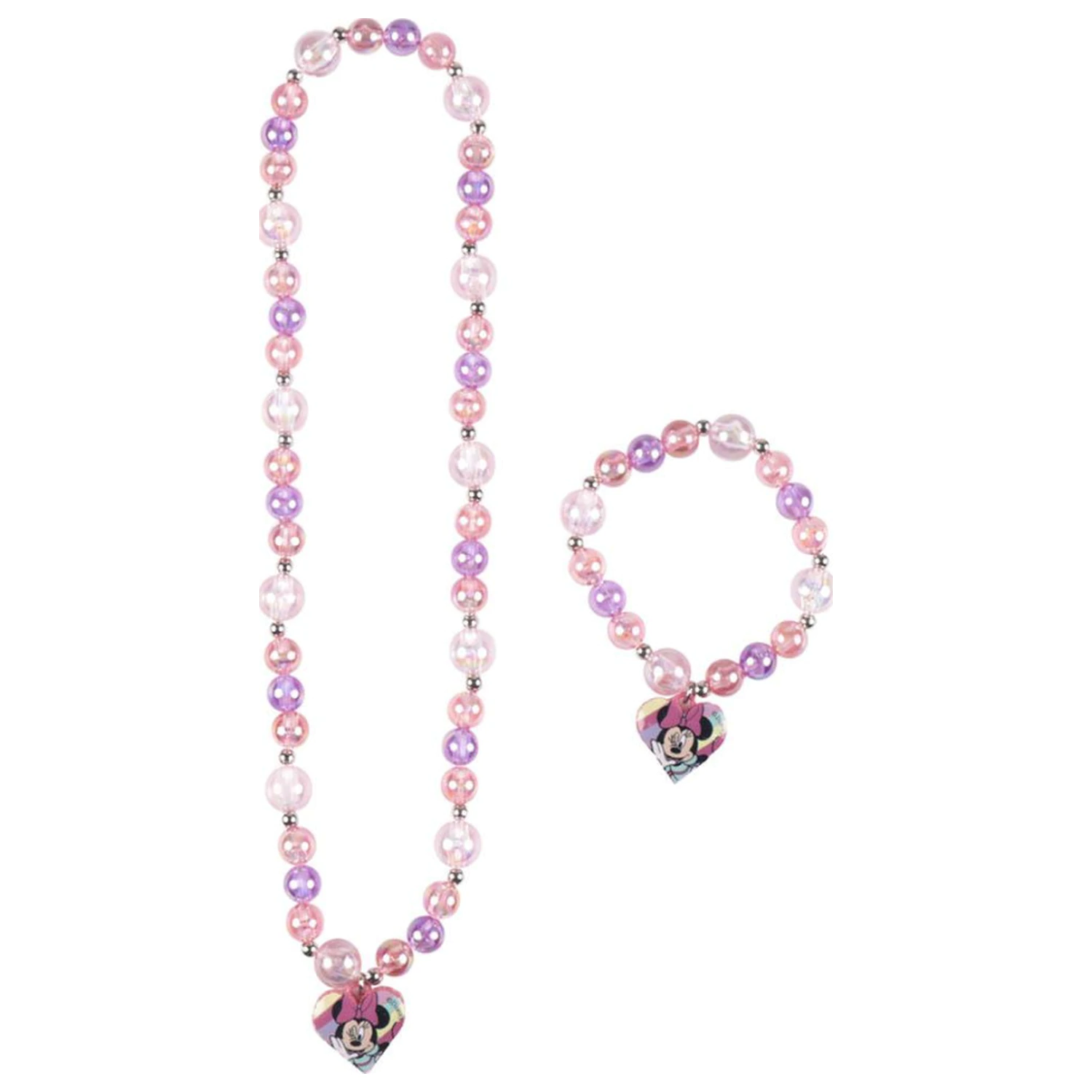 Disney Minnie Bubble Beaded Zestaw naszyjnika i bransoletki zdjęcie produktu
