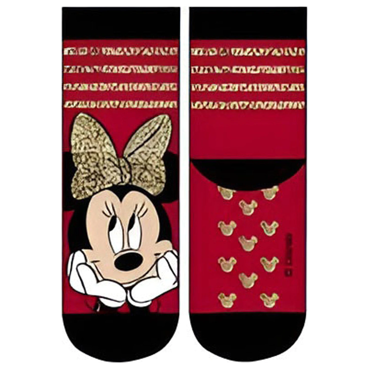 Disney Minnie Chic Red Dziecięce Grube Antypoślizgowe Skarpetki 27/30 zdjęcie produktu