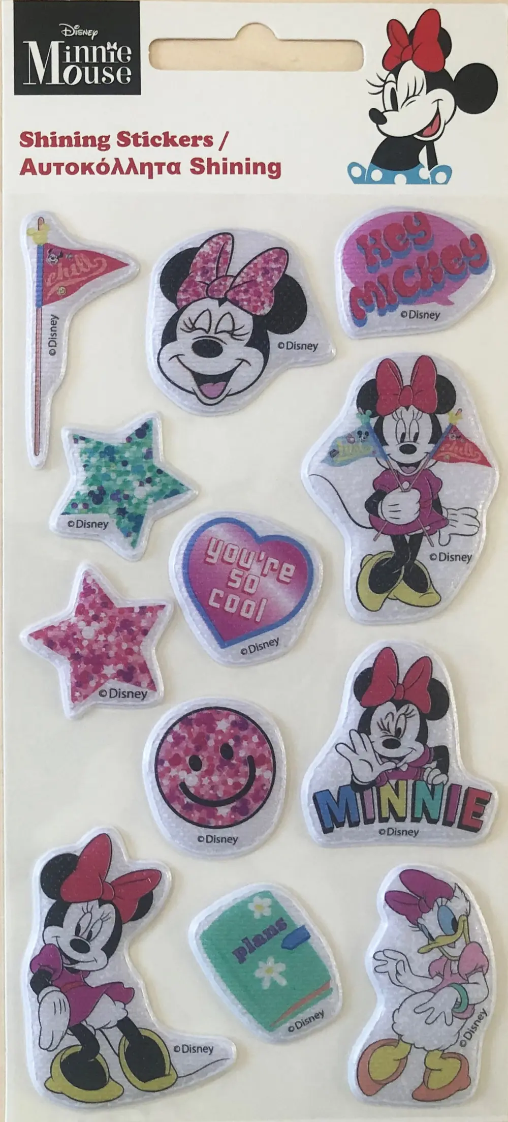 Disney Minnie sparkling puffy foam naklejki zestaw zdjęcie produktu