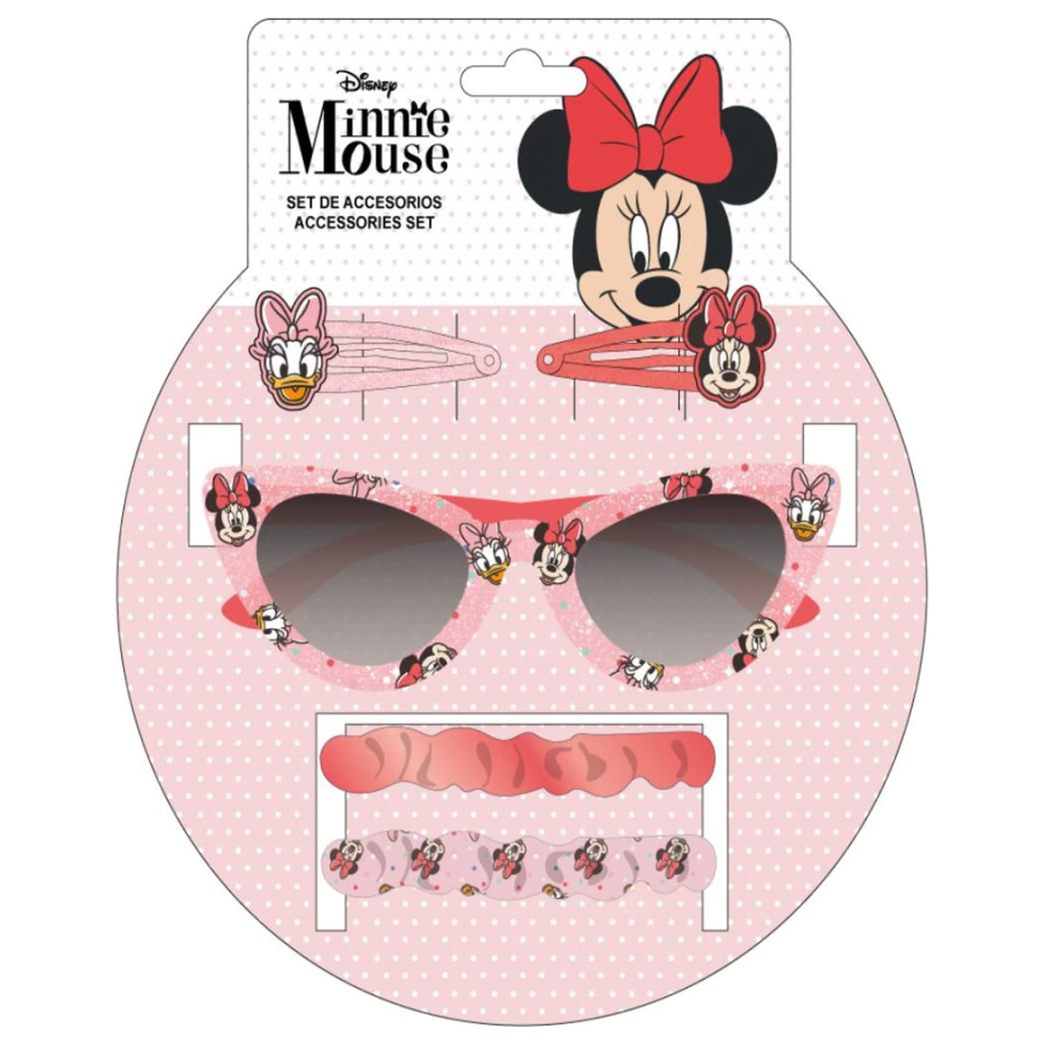 Disney Minnie Daisy Zestaw okularów przeciwsłonecznych i akcesoriów do włosów zdjęcie produktu