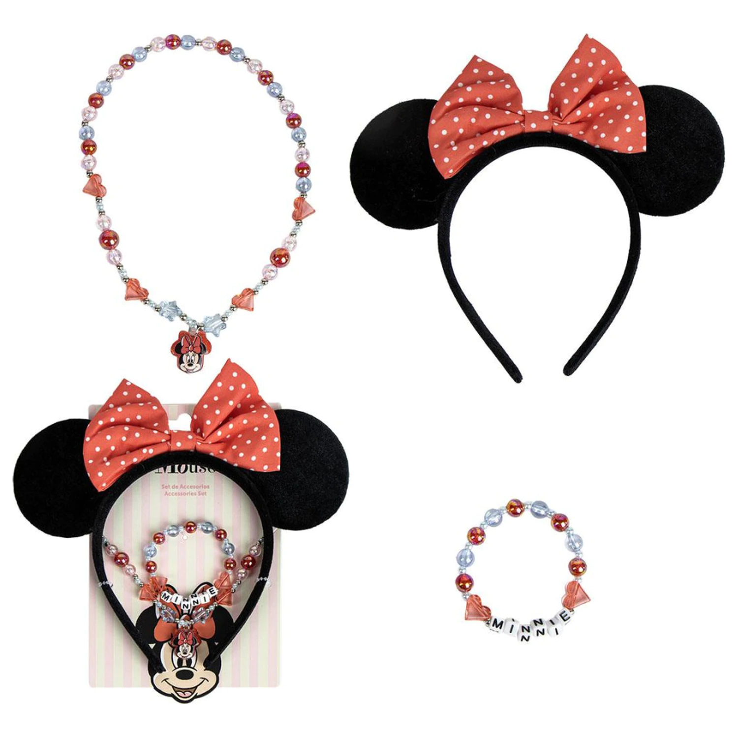 Disney Minnie Ears Zestaw Biżuterii i Opasek na Głowę zdjęcie produktu