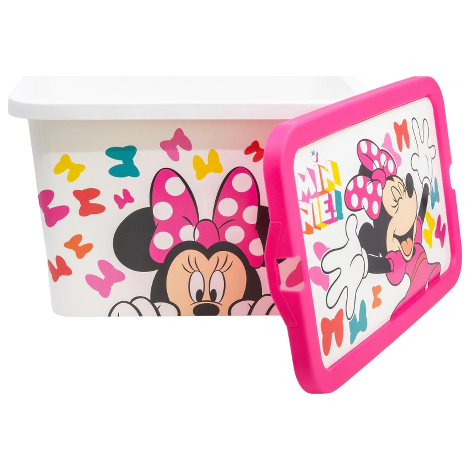 Disney Minnie Edgy Bows plastikowy pojemnik do przechowywania 7 L zdjęcie produktu