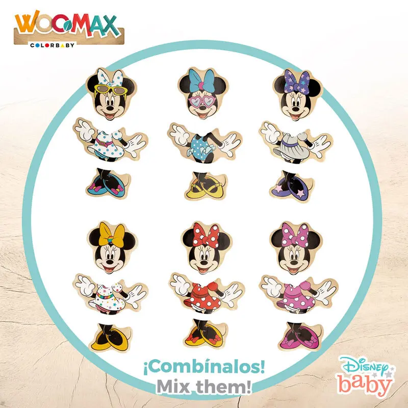Disney Minnie drewniane puzzle 19szt zdjęcie produktu