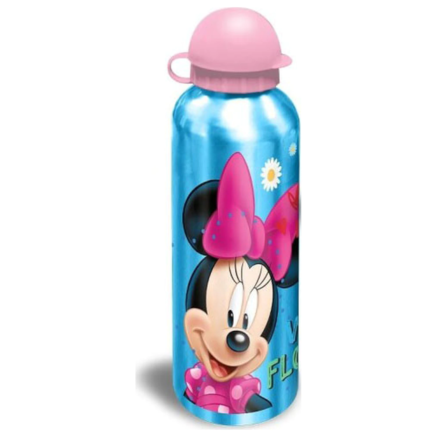 Disney Minnie Flower aluminiowa butelka do picia z ustnikiem sippy, 500 ml zdjęcie produktu
