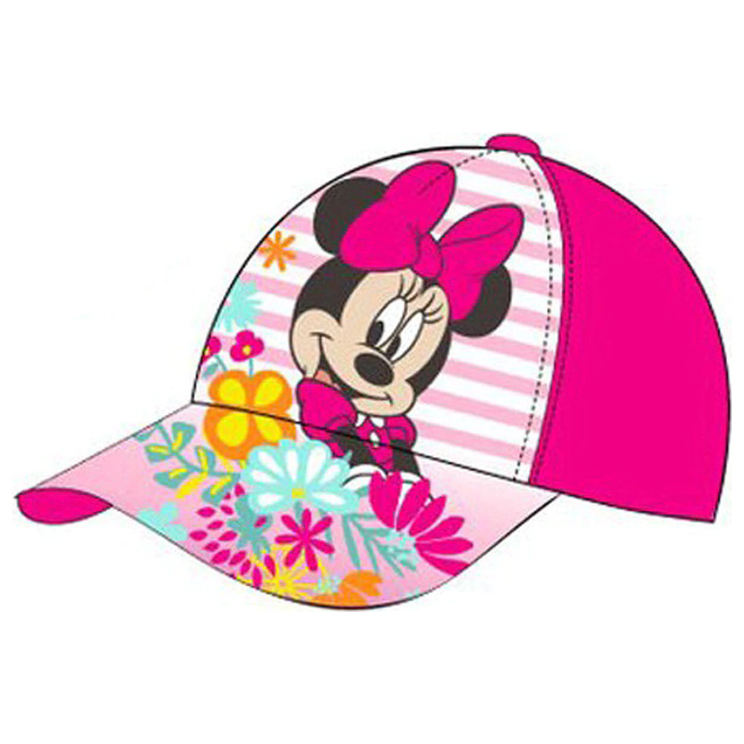 Disney Minnie Flowers Pink dziecięca czapka bejsbolowa 50 cm zdjęcie produktu