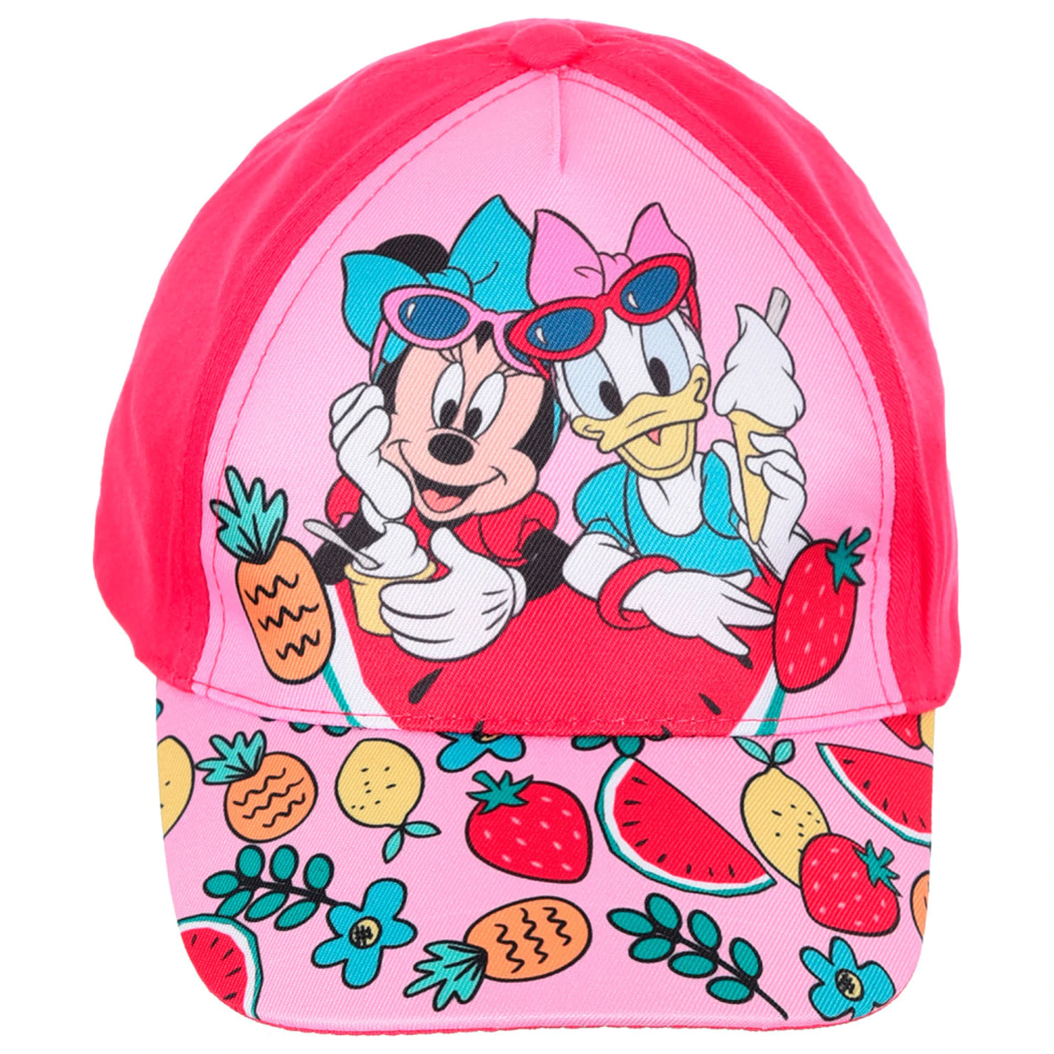 Disney Minnie Fruits Pink dziecięca czapka bejsbolowa 54 cm zdjęcie produktu
