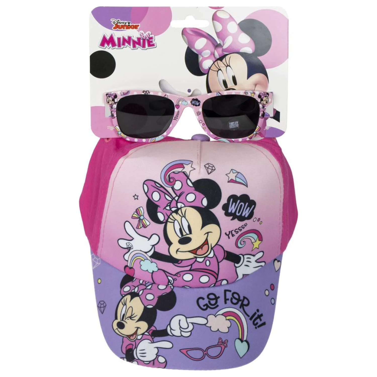 Disney Minnie Go For It Okulary przeciwsłoneczne i Zestaw Czapka z daszkiem zdjęcie produktu