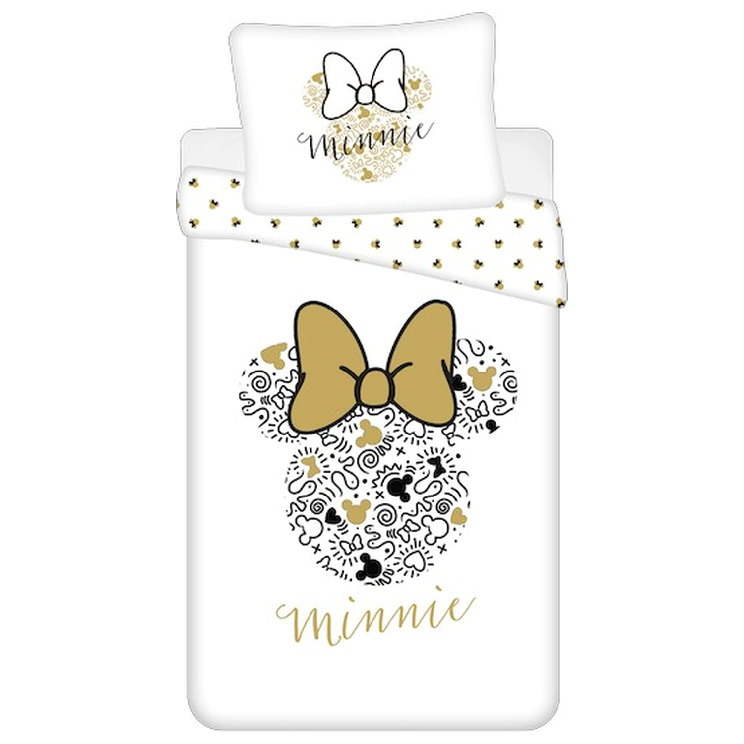 Disney Minnie Gold Poszewka na kołdrę zdjęcie produktu