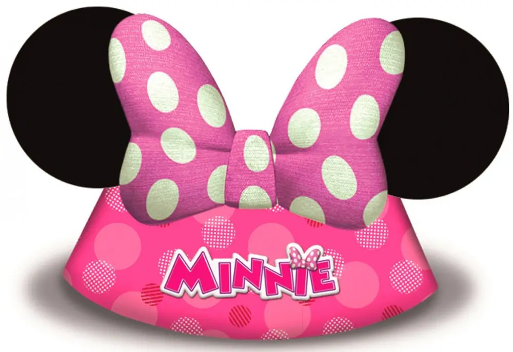 Disney Minnie Happy Helpers kapelusze imprezowe, 6 sztuk zdjęcie produktu