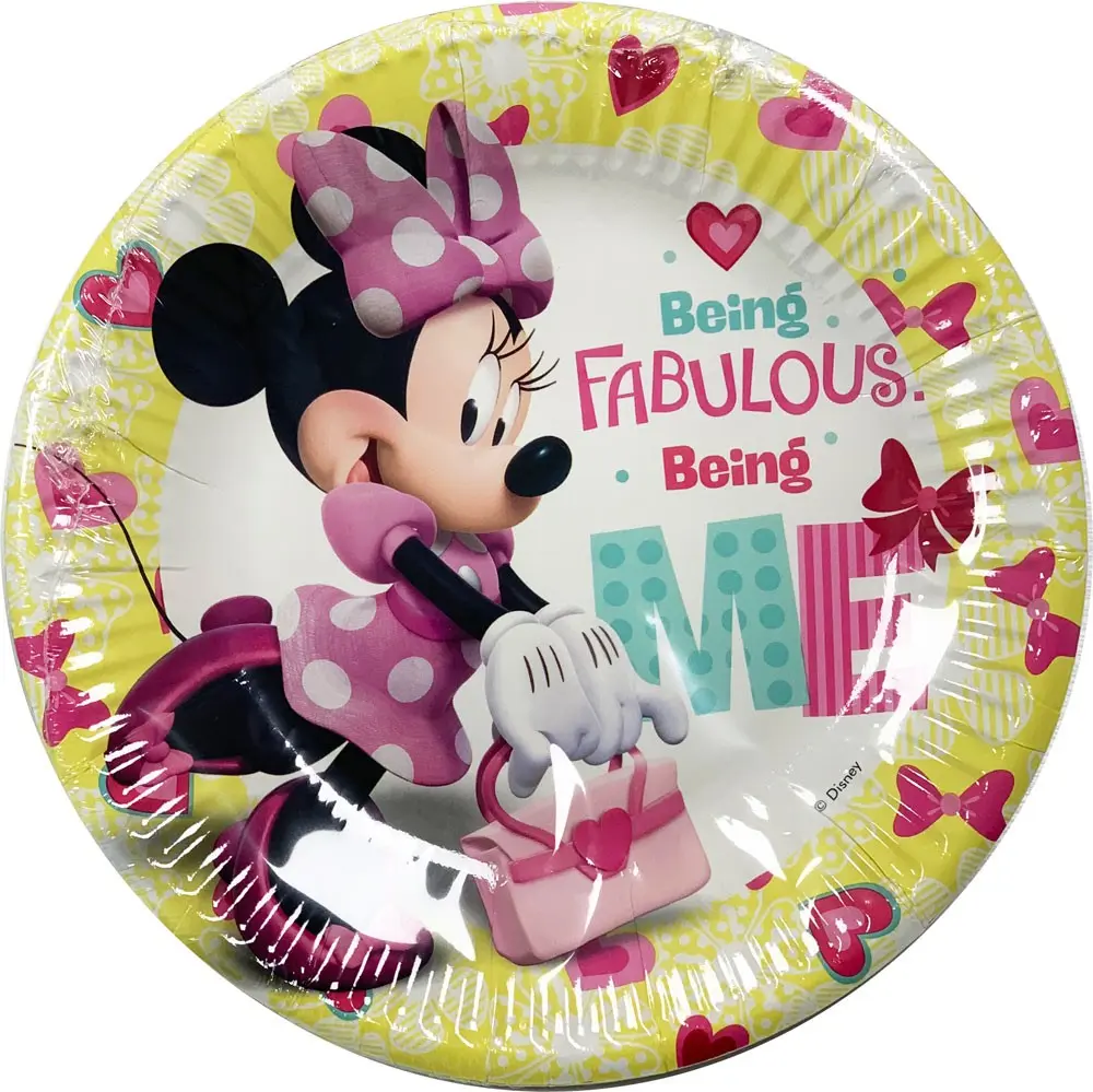 Disney Minnie Happy talerze papierowe 8 szt. 19.5 cm zdjęcie produktu