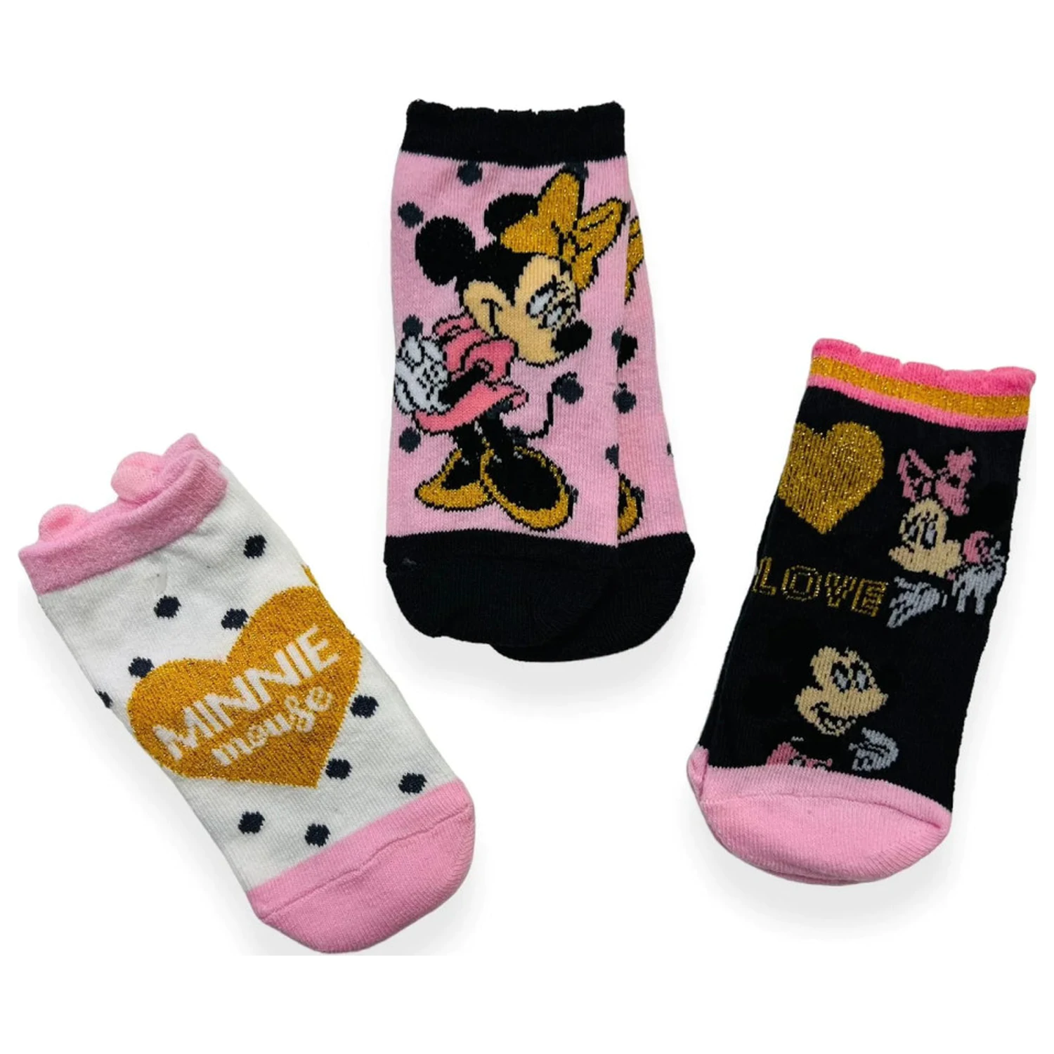 Disney Minnie Heart skarpetki niemowlęce 6/12 miesięcy zdjęcie produktu