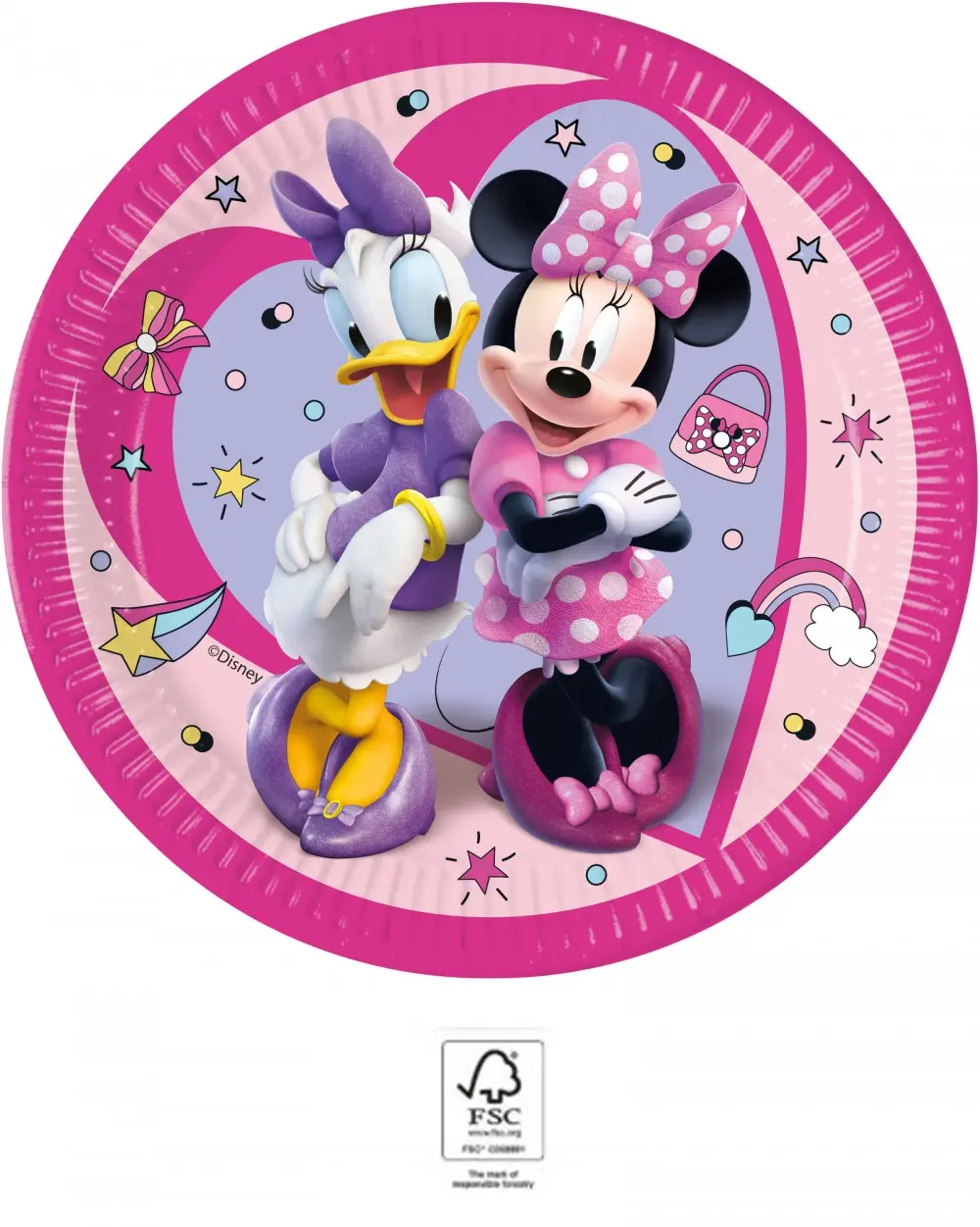 Disney Minnie Junior Talerzyki papierowe 8 szt. 23 cm FSC zdjęcie produktu