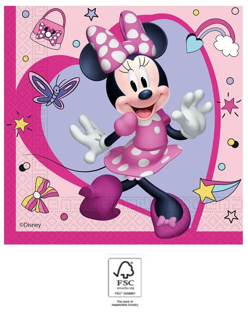Disney Minnie Junior Serwetki 20 sztuk 33x33 cm FSC zdjęcie produktu