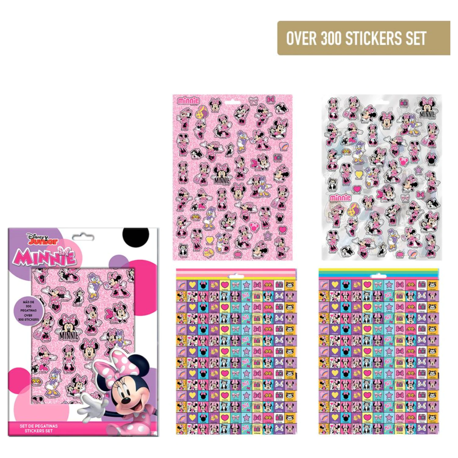 Disney Minnie Lazy Day zestaw 300 sztuk naklejek zdjęcie produktu
