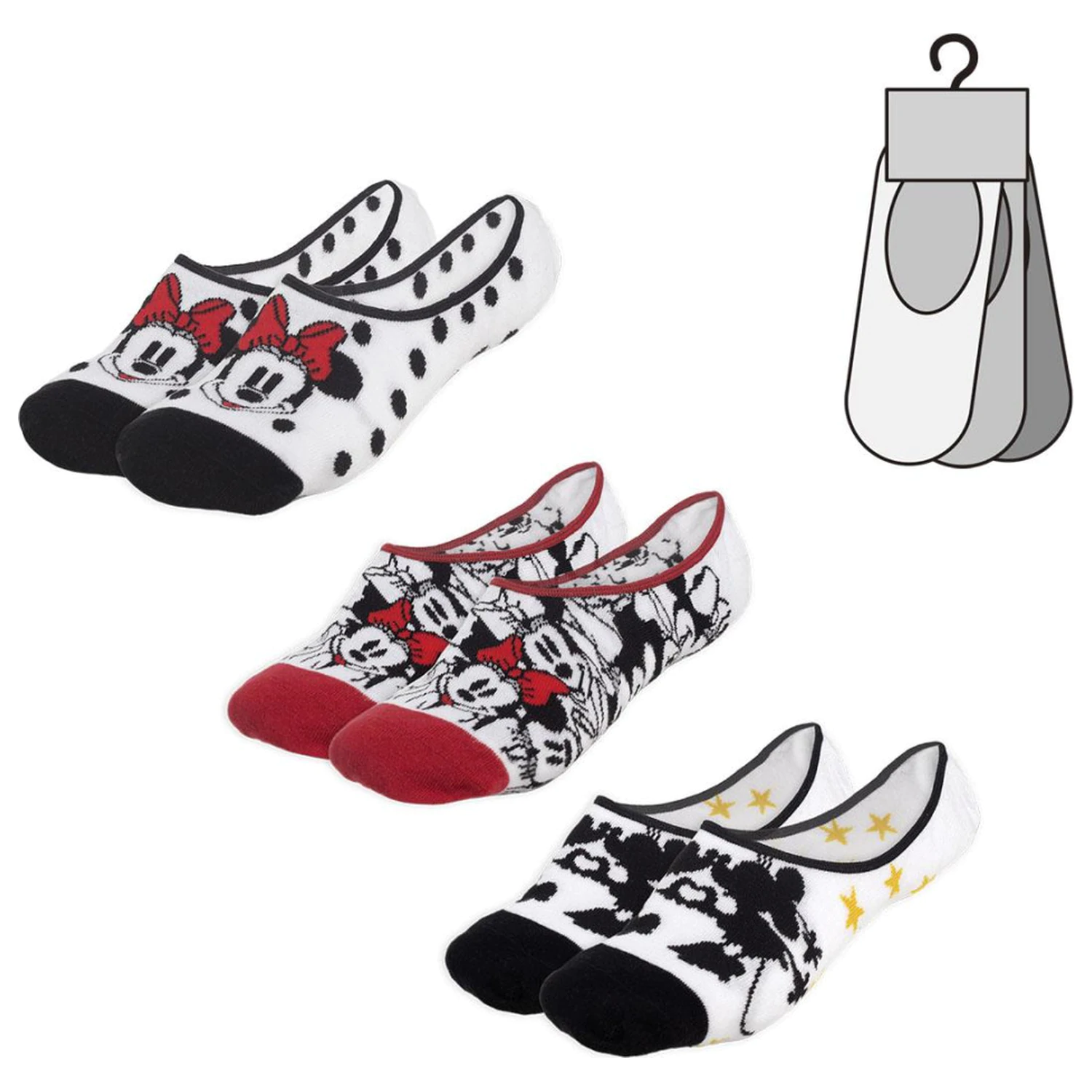 Disney Minnie Love Adult Secret skarpeta pakiet 36/40 zdjęcie produktu