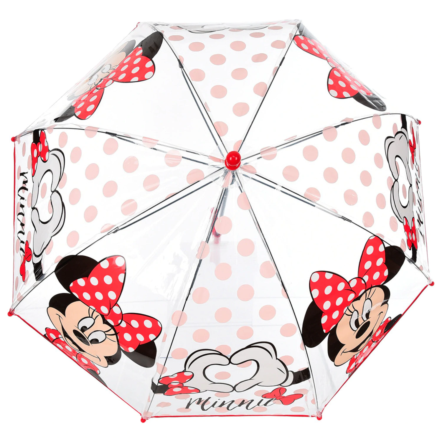 Disney Minnie Uroczy Dziecięcy Przezroczysty Parasol zdjęcie produktu