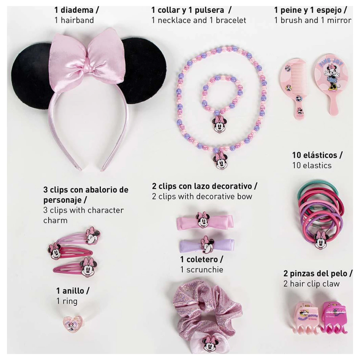 Disney Minnie Zestaw Biżuterii i Akcesoriów do Włosów do Metamorfozy zdjęcie produktu