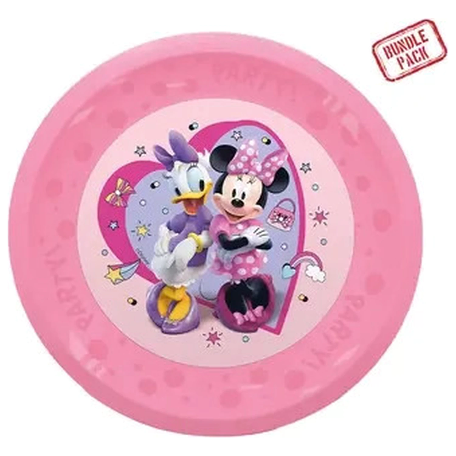 Disney Minnie Makes Me Smile micro premium plastikowy płaski talerz 4-częściowy zestaw 21 cm zdjęcie produktu
