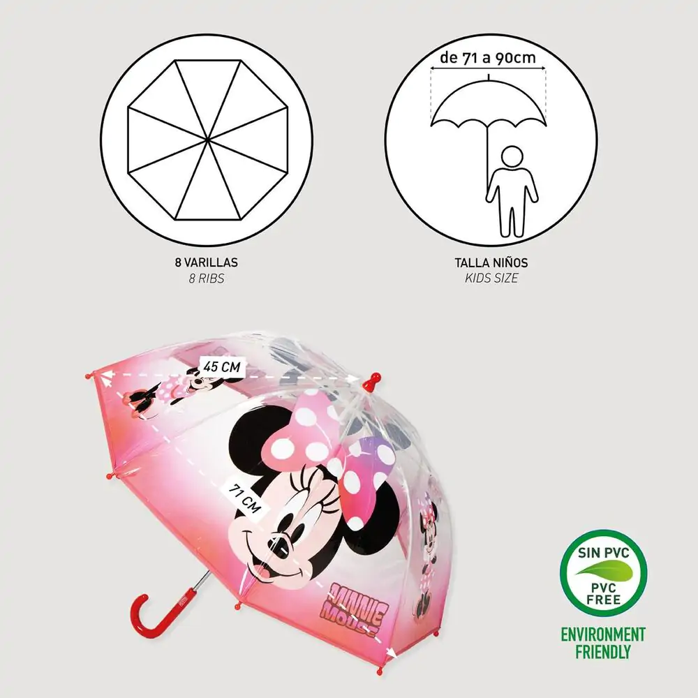 Parasol bąbelkowy Disney Minnie, manualny zdjęcie produktu