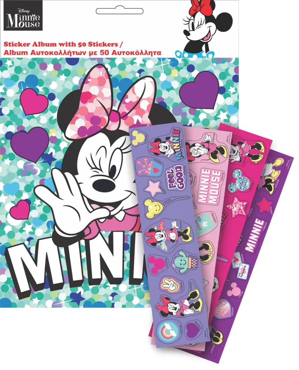 Disney Minnie Album naklejek z 50 naklejkami zdjęcie produktu