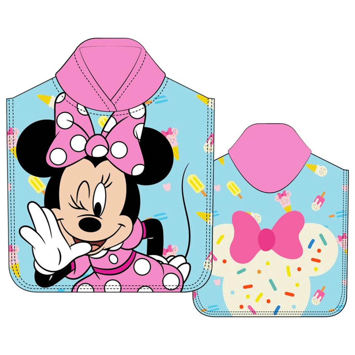 Disney Minnie ręcznik poncho z mikrofibry zdjęcie produktu