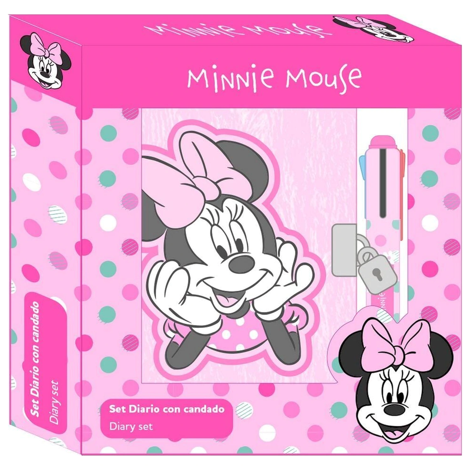 Disney Minnie Minty Pamiętnik + długopis 4-kolorowy zdjęcie produktu