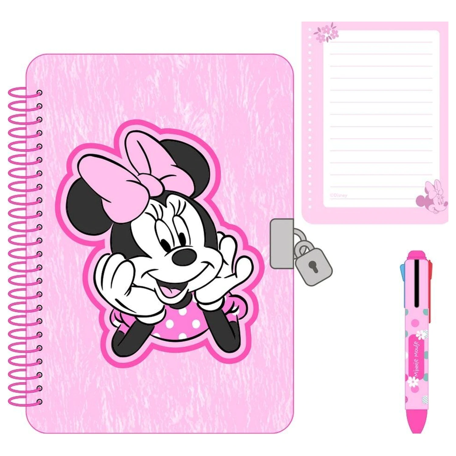 Disney Minnie Minty Pamiętnik + długopis 4-kolorowy zdjęcie produktu