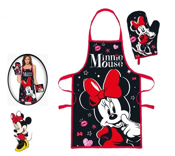 Disney Minnie Mouse Fartuch Damski, 2-częściowy zestaw zdjęcie produktu