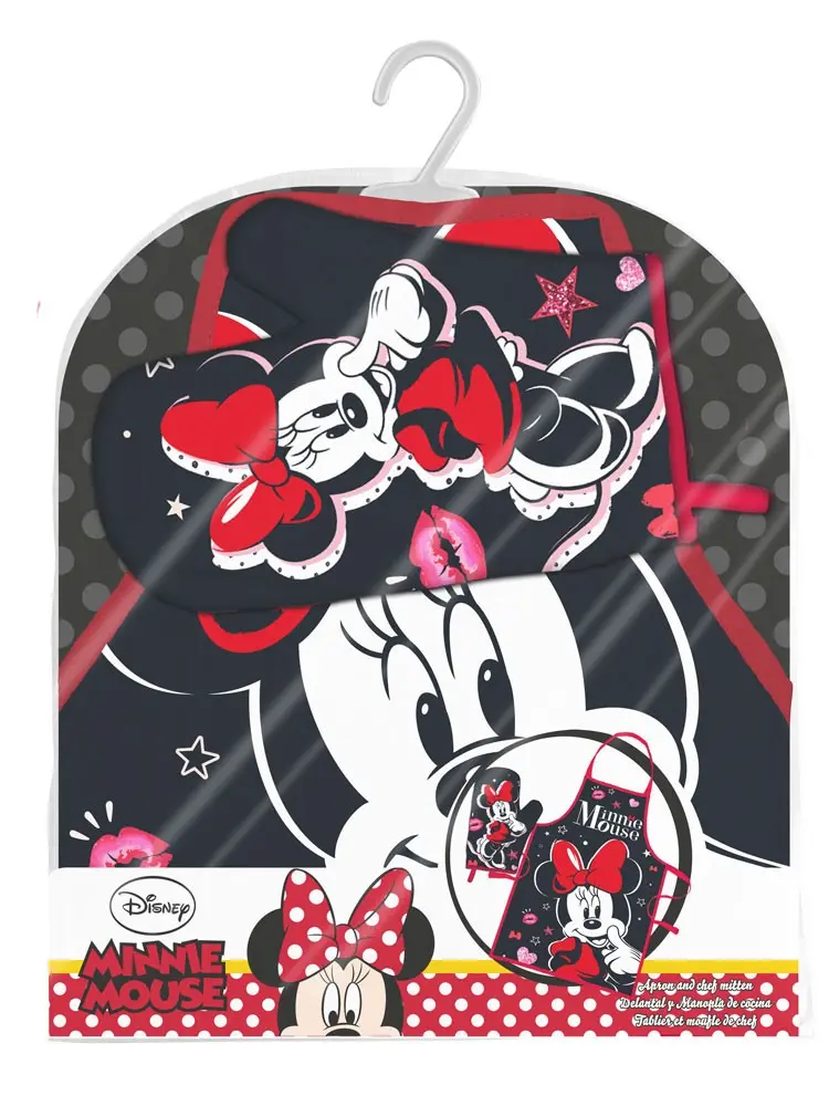 Disney Minnie Mouse Fartuch Damski, 2-częściowy zestaw zdjęcie produktu